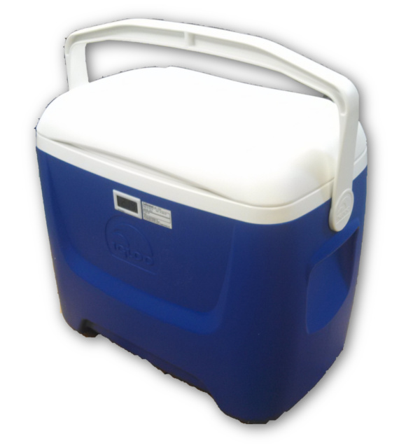 26 Litre cooler box with temperature display