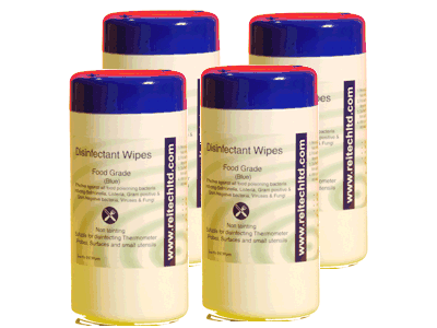 4 Tubs of probe wipes